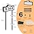 Solar Address Signs for Houses, House Number for Outside Waterproof, Address Plaques for House Numbers, Cold/Warm White Illuminated, Wall Mounted/In Ground Address Number for Front Yard, Driveway