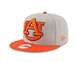 NCAA Auburn Tigers Men's Heather Grand Snap 9FIFTY Snapback Cap, Gray, One Size
