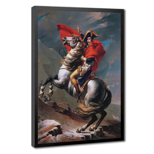 Toile Napoléon traversant les Alpes pour décoration bureau