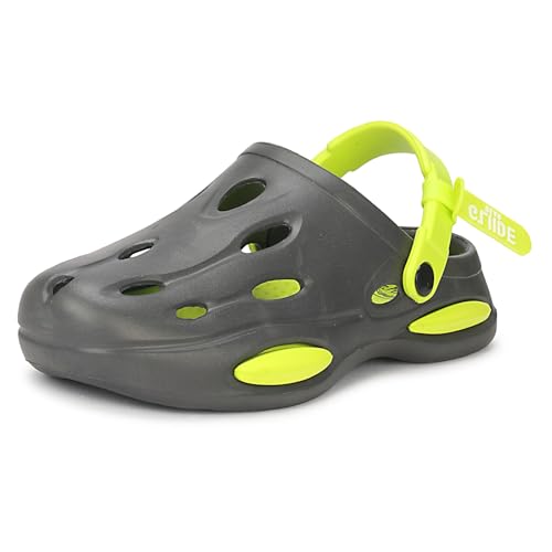 Image of Kraasa Glide Gear Men's Eva Casual Clogs for Everyday use | Sandals with Adjustable Back Strap | Lightweight, Comfortable | Stylish and Waterproof Mules