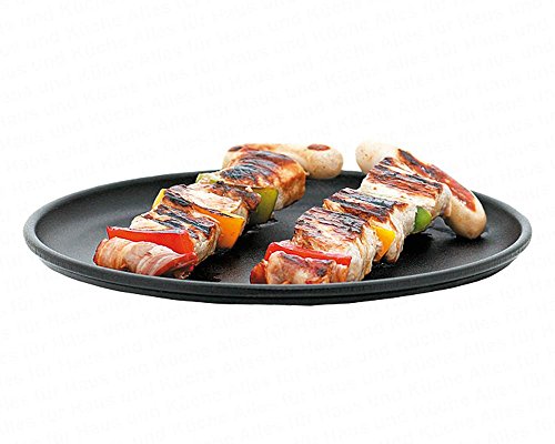 Plancha grill TRABO kk2326 Kisag de hierro fundido esmaltada diámetro 32 cm