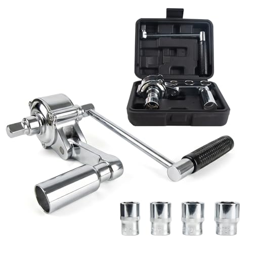 Hocomay Torque Multiplier Wrench Set with 4 Sockets(11/16,3/4,13/16,7/8 Sockets), 1/2 Drive, 1:16 Gear Ratio, 680Nm Output, Labor Saving Torque Multiplier for Loosening Car Tire Lug Nuts