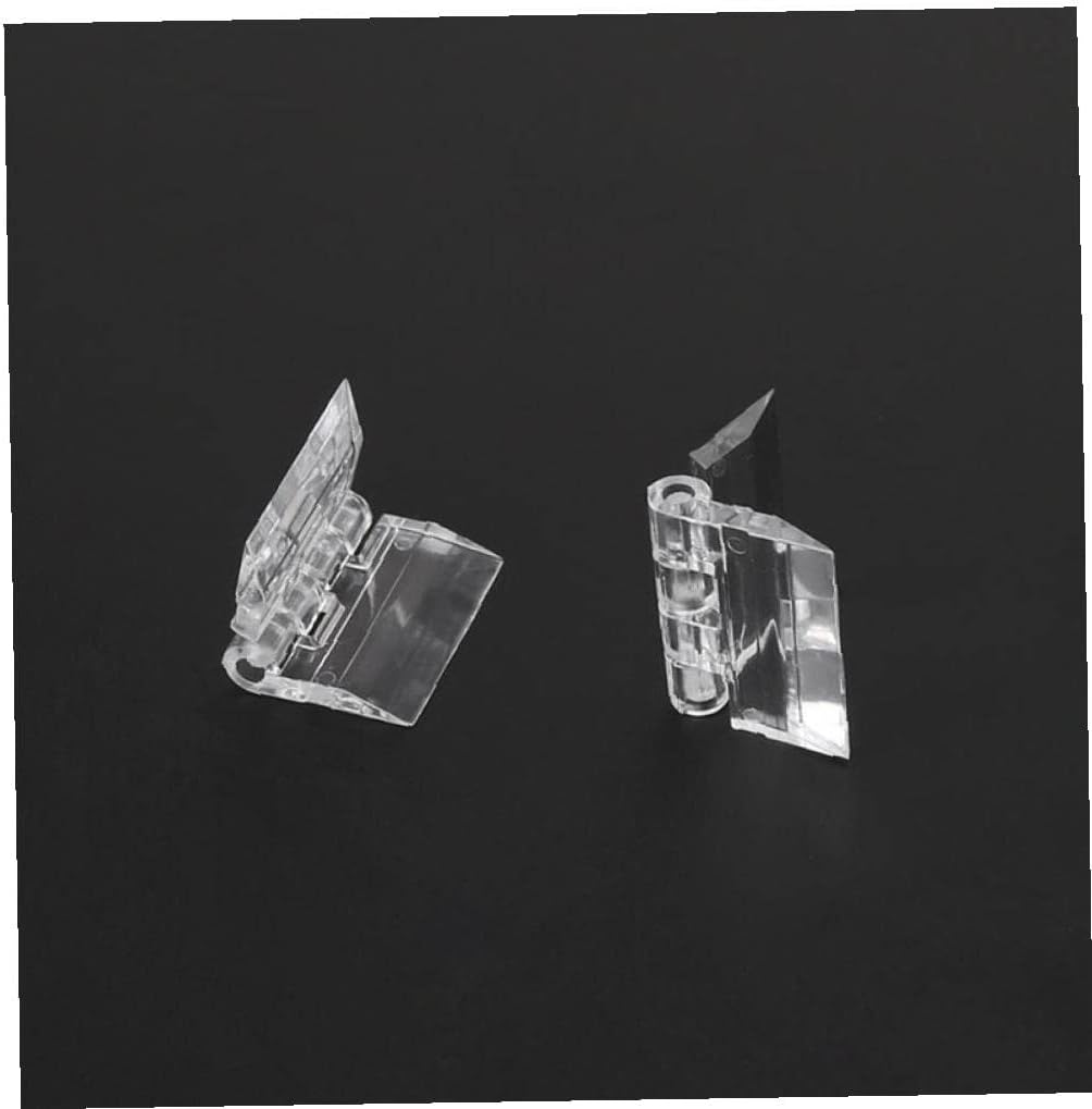 蝶番 透明 プラスチック 折る蝶番 耐久 アクリル 10個 海外正規品