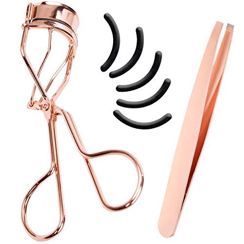 Eyelash Curler Kit (Rose Gold), Premium Lash Curler for Perfect Lashes, Eye Lash