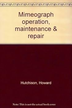 Hardcover Mimeograph operation, maintenance & repair Book