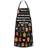 JNIAP Pottery Apron Pottery Artist Apron Pottery Lover Gifts Pottery Makers Apron Ceramics Artist Gift Pottery Teacher Gifts (Pottery May you be), Large