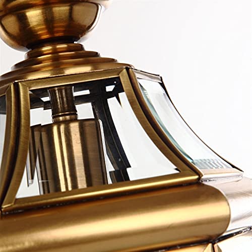 Plafonnier verre E27 suspension lanterne pour éclairage extérieur balcon - 5