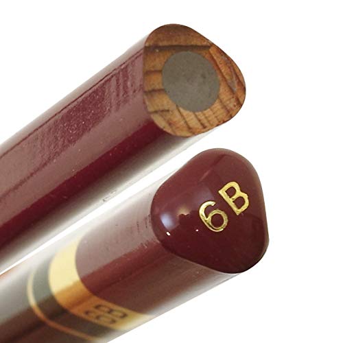 Lápices de grafito Uni Penmanship 6B pack x3 miniatura 3
