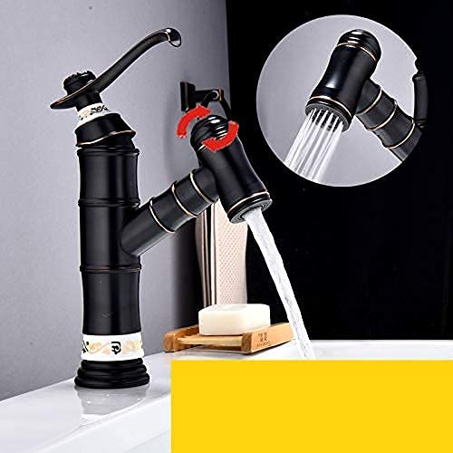 Robinet de lavabo rétractable mitigeur salle de bain cuivre durable - 5