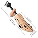 KevenAnna Pair of Premium Professional 4-way Wooden Shoe Trees, Wooden Shoe Stretcher for Men or Women (Medium)