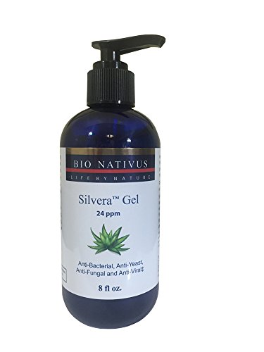 Bio Nativus Silvera Gel (Silver & Aloe Vera) 24ppm 8oz