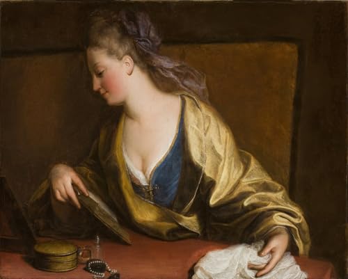 Affiches et Gravures Portrait de Mme Siddons Angelica Kauffmann Poster Toile Salon 60x90cm