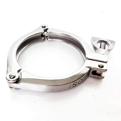 4,5 cala Tri Clamp 304 stal nierdzewna trzyczęściowy montaż 130 mm okucie OD pasuje do rury 114 mm OD do piwa