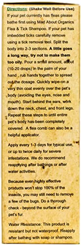 Mad About Organics Insect Repellent Wipe-On Oil Formulated For Dog, Cat And Small Animals #TOP3