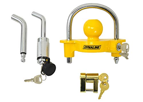 Towpro Universal Trailer Lock Kit Hitch Security & Anti-Theft - Keyed Not Alike - Adjustable Fit for 1-7/8” to 2-5/16” Inch Couplers by Towpro - Image 3