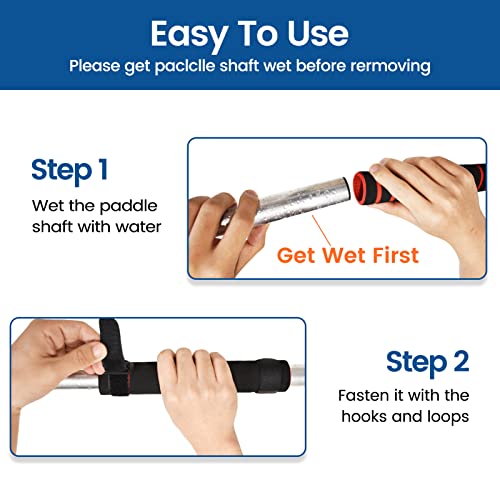 Vnvm Kayak Paddle Grips No-Slip Grip, Kayak Paddle Hand Grips To Blister Calluses Prevention Paddle Accessories For Kayaking Boating Canoing Take-Apart Paddles #TOP3