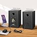 Elimavi Powered Bluetooth Bookshelf Speakers, Record Player Speakers with 4