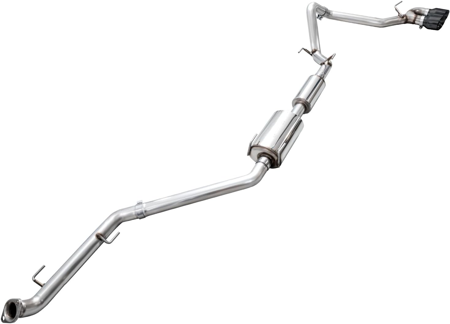 AWE 0FG Exhaust for 4th Gen Toyota Tacoma - Dual Diamond Black Tips