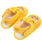 NOLITOY Babyschuhe Tiger-stickerei Weiche Lauflernschuhe Atmungsaktiv Sommer Leicht für Monate Jungen und Mädchen Niedliche aus Satin