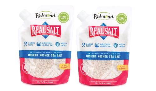 Redmond Real Sea Salt - Natural Unrefined Gluten Free Kosher,