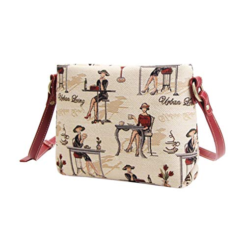 Image of Signare Tapestry Crossbody Bag Sling Shoulder Purse for Women