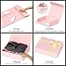 PSHVYM Gift Boxes with Lids, 11.5x7.8x3 In Pink Gift Box for Presents Magnetic Closure for T-Shirts, Gloves, Scarves, Books, Baby Clothes, Robes Clothing Gift Wrap, Contains Card, Ribbon