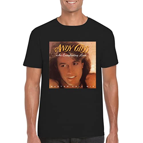 Photo de KINGM Andy Gibb - Men's Crewneck T-T-Shirts à Manches Courtes FCA #FCAG521345(Small)