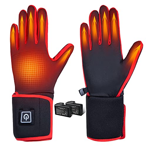 SAVIOR HEAT Ed Gants Chauffants électriques Fins avec Affichage de la Puissance restante, Chauffe-Mains Rechargeables, adaptés pour la Conduite en Hiver, la Saisie, la Course, etc Cover
