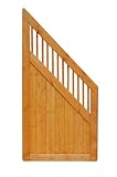 MELLUM Sichtschutzzaun Gartenzaun Holz Garten 89x179/89 cm Lärche Werth-Holz