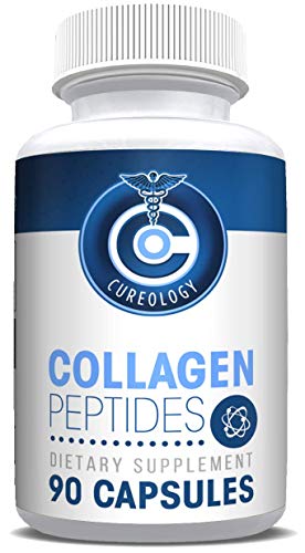 Multi Collagen Protein Pills - Type I, II, III, V and X - All-in-One Grass Fed Super Bone Broth - Beef, Chicken, Wild Fish and Eggshell Collagen Peptides -