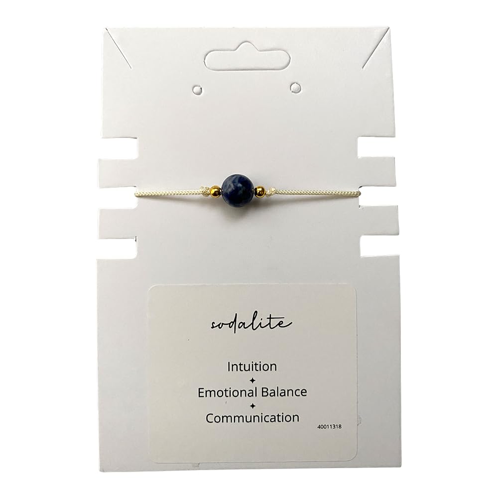 VIE Single Bead Wristlet, Sodalite