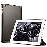 ESR iPad 2 3 4 Case, Smart Case Cover [Synthetic Leather] Translucent Frosted Back Magnetic Cover with Auto Sleep/Wake Function [Light Weight] (Mysterious Black)