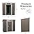YOPTO 6×4 FT Outdoor Metal Storage Shed with Integrated Punched Vents,Heavy Duty Storage House W/Padlock and Sliding Doors,Large Waterproof Outdoor Tools Sheds for Garden,Backyard,Patio,Grey