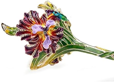 Miniatura 4 de Juego de 2 copas de vino pintadas artesanalmente esmaltadas con libélula