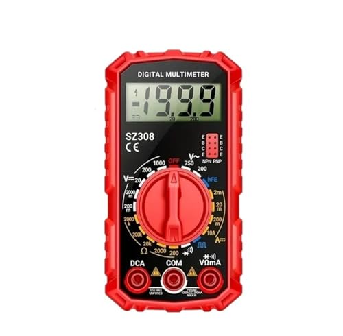 Multimètre numérique SZ308 appareil de mesure électricien courant 10A tension AC DC LCD