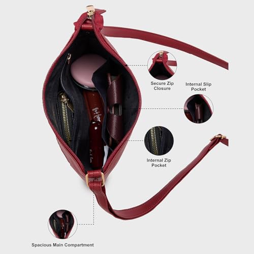 Image of Caprese Rohde Sling Small Bag for Women|Adjustable Strap for Comfortable Wear|Stylish,Versatile Crossbody Bag for Everyday Use, Travel, and Special Occasions