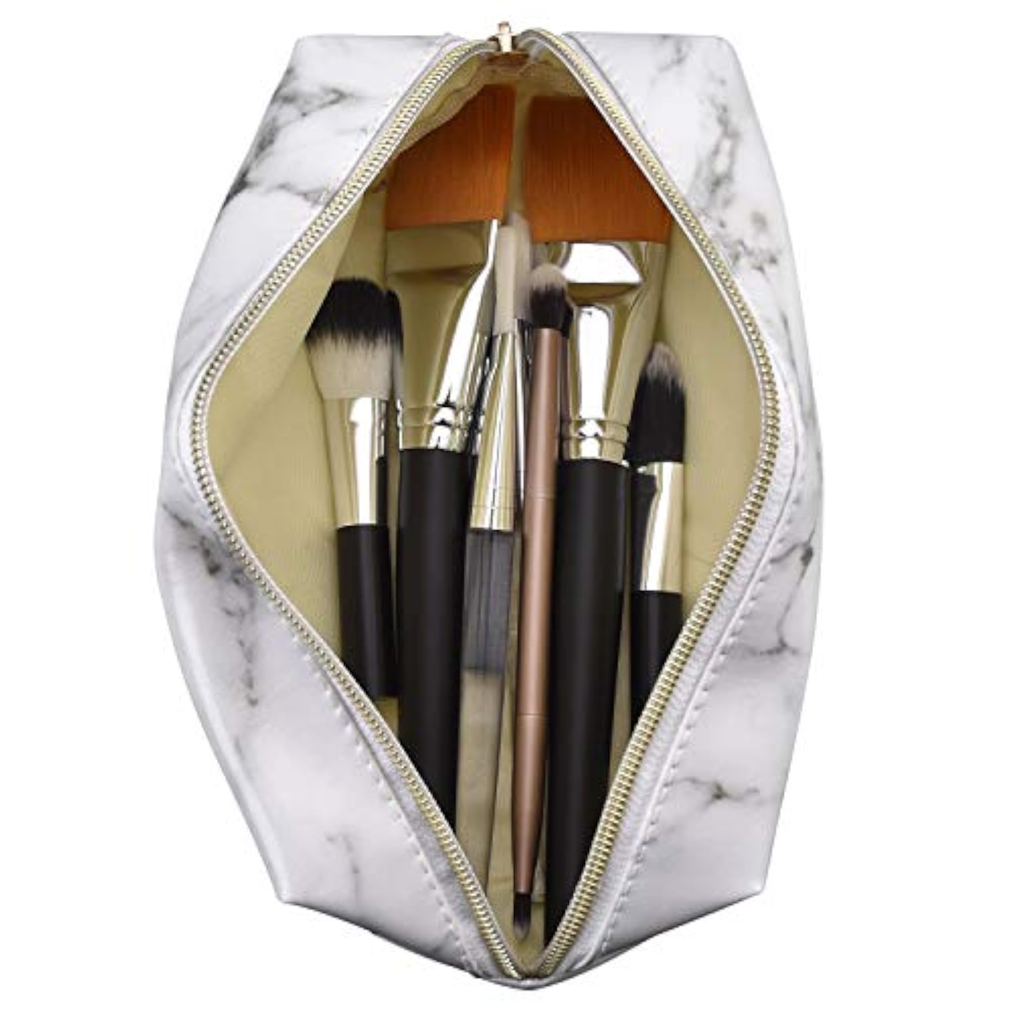 Marble Makeup Bag Organizer, Portable Cosmetic Pouch