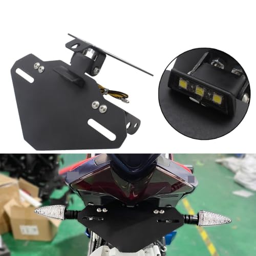 Support plaque immatriculation moto pour RSV4 RS660 2019-2025