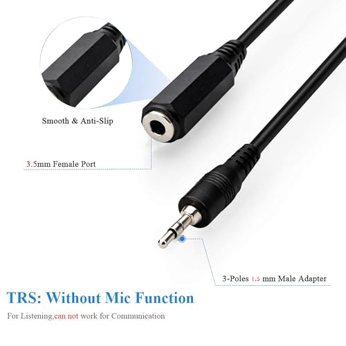 Image of MX RCA Cable AUX to RCA Y Splitter Cable To 2 Rca Stereo Audio Cable PERENT (2.5 mm Male to 3.5 mm Female, 0.17 METER)