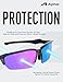 Alphax Ice Blue Mirrored Polarized Replacement Lenses for Oakley Flak 2.0 OO9295 Sunglasses