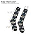 Pinball Calf-Length Color-Blocked Knee-High Socks With 3D Printed Design, Unisex