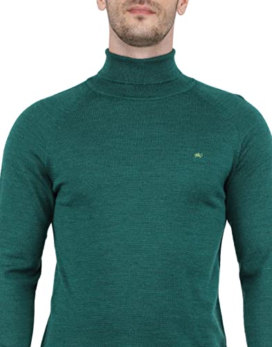 Image of Monte Carlo Men Wool High Neck Pullover Sweater