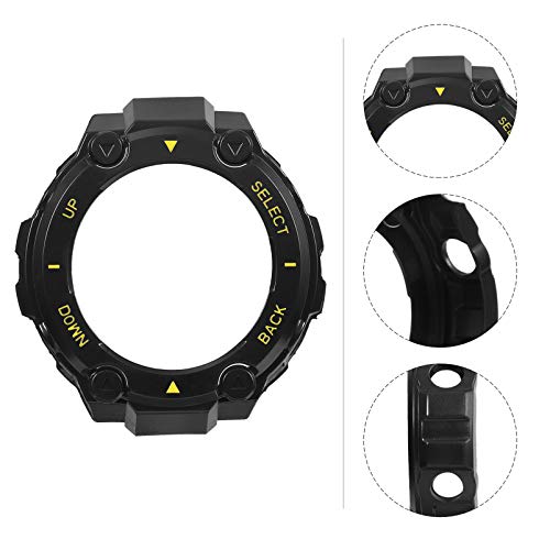 ULTECHNOVO Cobertura da Moldura Do Relógio Protetor de Tela Do Relógio Compatível Com Amazfit T-Rex