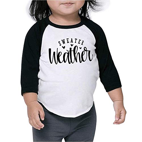 Bump and Beyond Designs Girl Winter Clothes, Sweater Weather Raglan