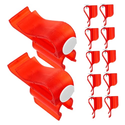 Clips para bolsa de golf PRETYZOOM 12 abrazaderas plásticas de putter universales