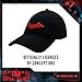 DC Comics The Batman Dad Hat, Embroidered Logo Adult Baseball Cap with Flat Brim, Black, One Size