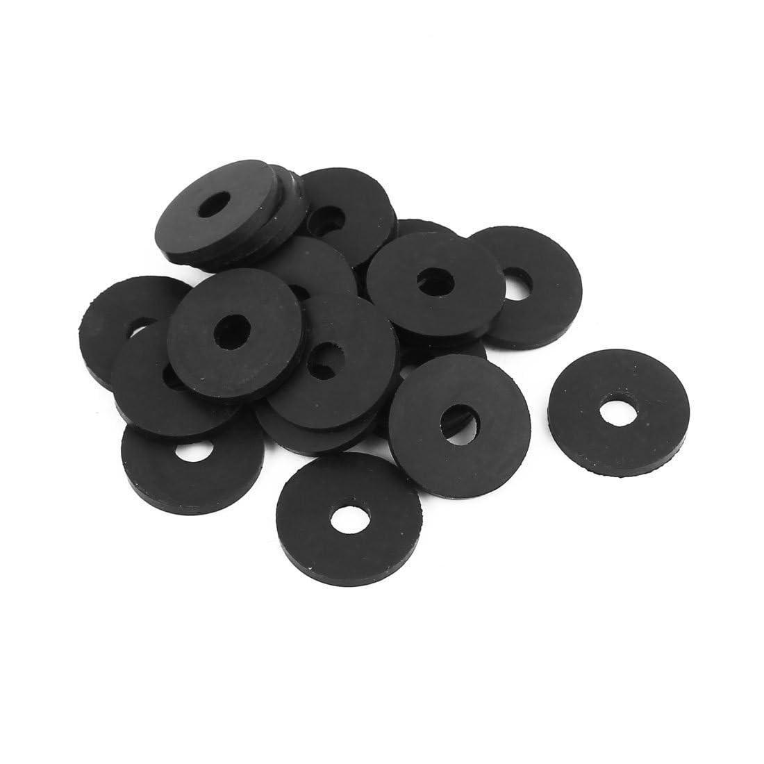 TOP-VIGOR 20Pcs Rubber Flat Washers