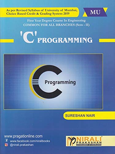 Buy C PROGRAMMING - First Year Degree Course in Engineering - Semester ...