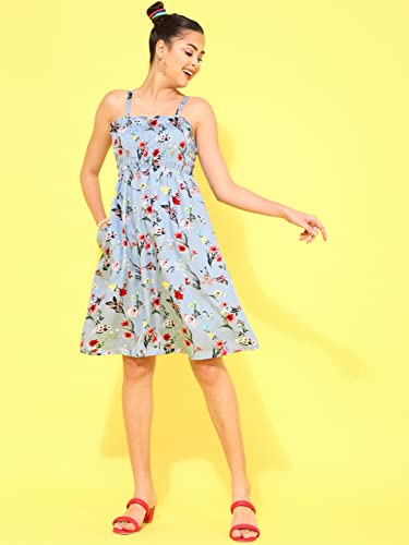 Image of OOMPH! Women's Crepe A-Line Knee-Length Dress Pack of 1