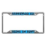 Fastasticdeals Happiness is Being an Aunt License Plate Frame Tag Holder Cover